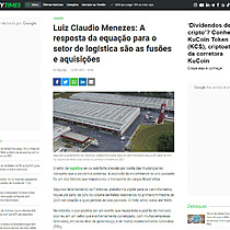 Luiz Claudio Menezes: A resposta da equao para o setor de logstica so as fuses e aquisies